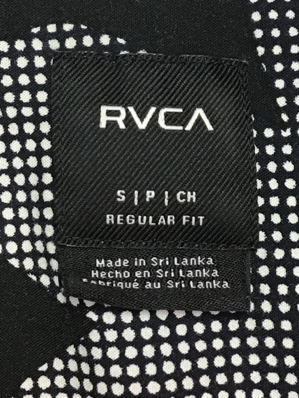 RVCA men’s short sleeve button up Hawaiian shirt small